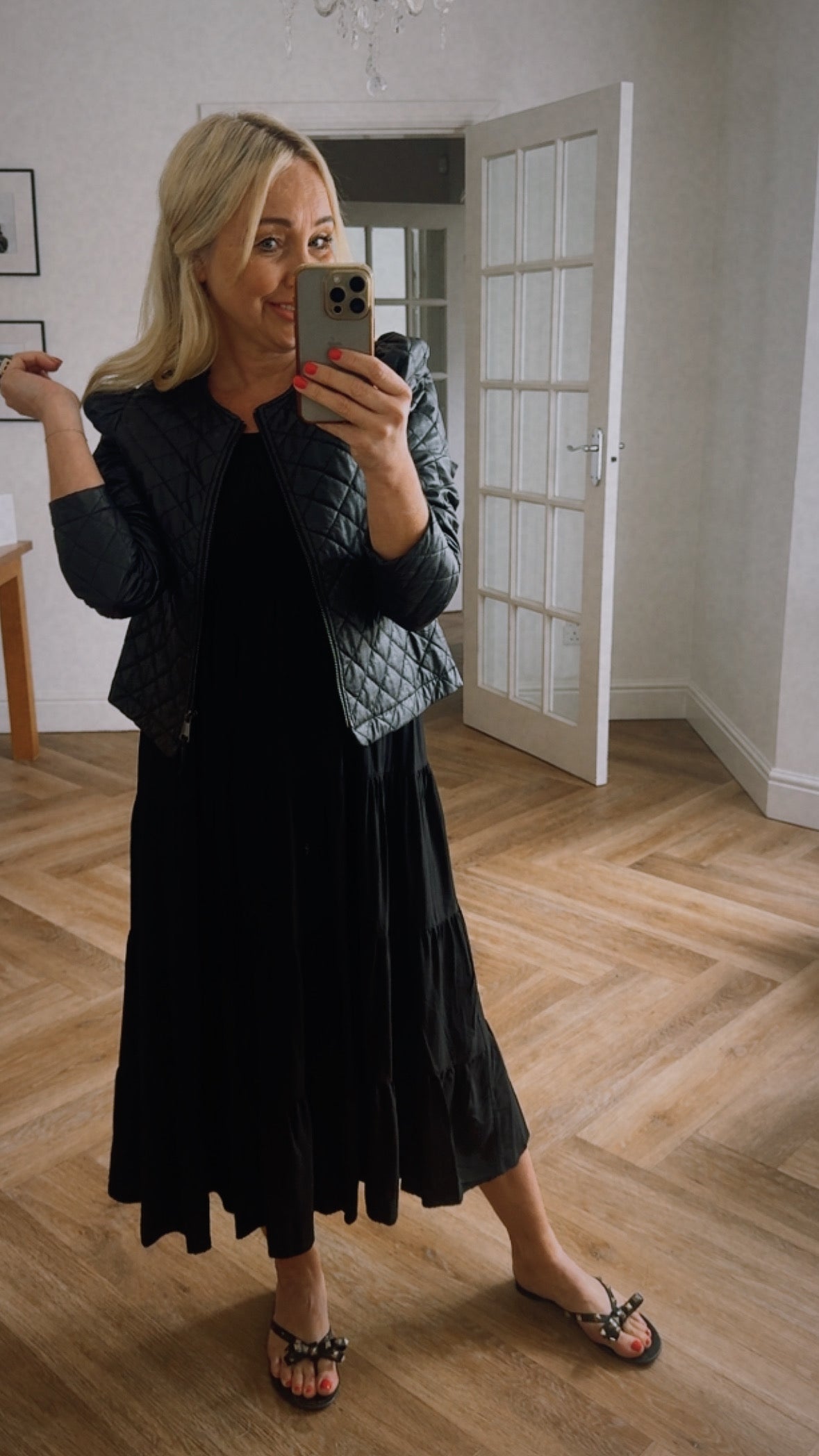Florrie Midi Dress | Black