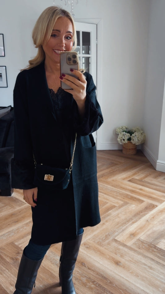 Zara Longline Cardigan | Black