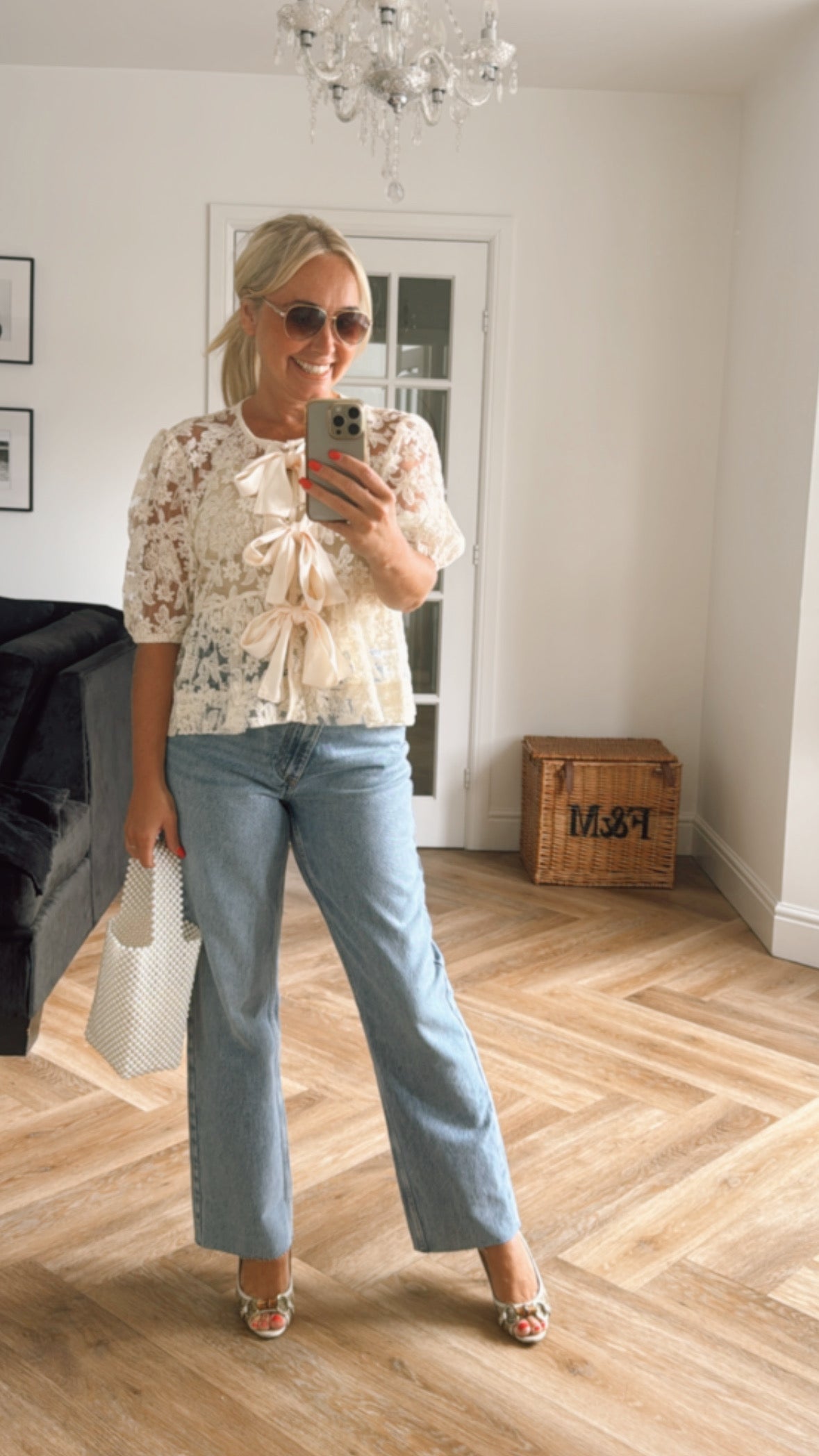 Emily Peplum Top | Ivory