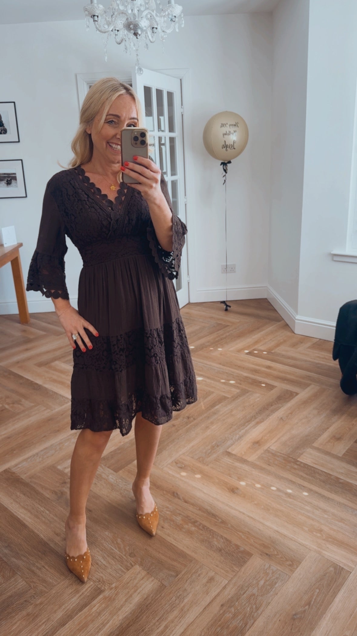 Grace Dress ( Short ) | Chocolate