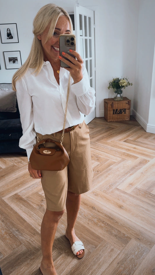 Katherine Shirt | Soft White