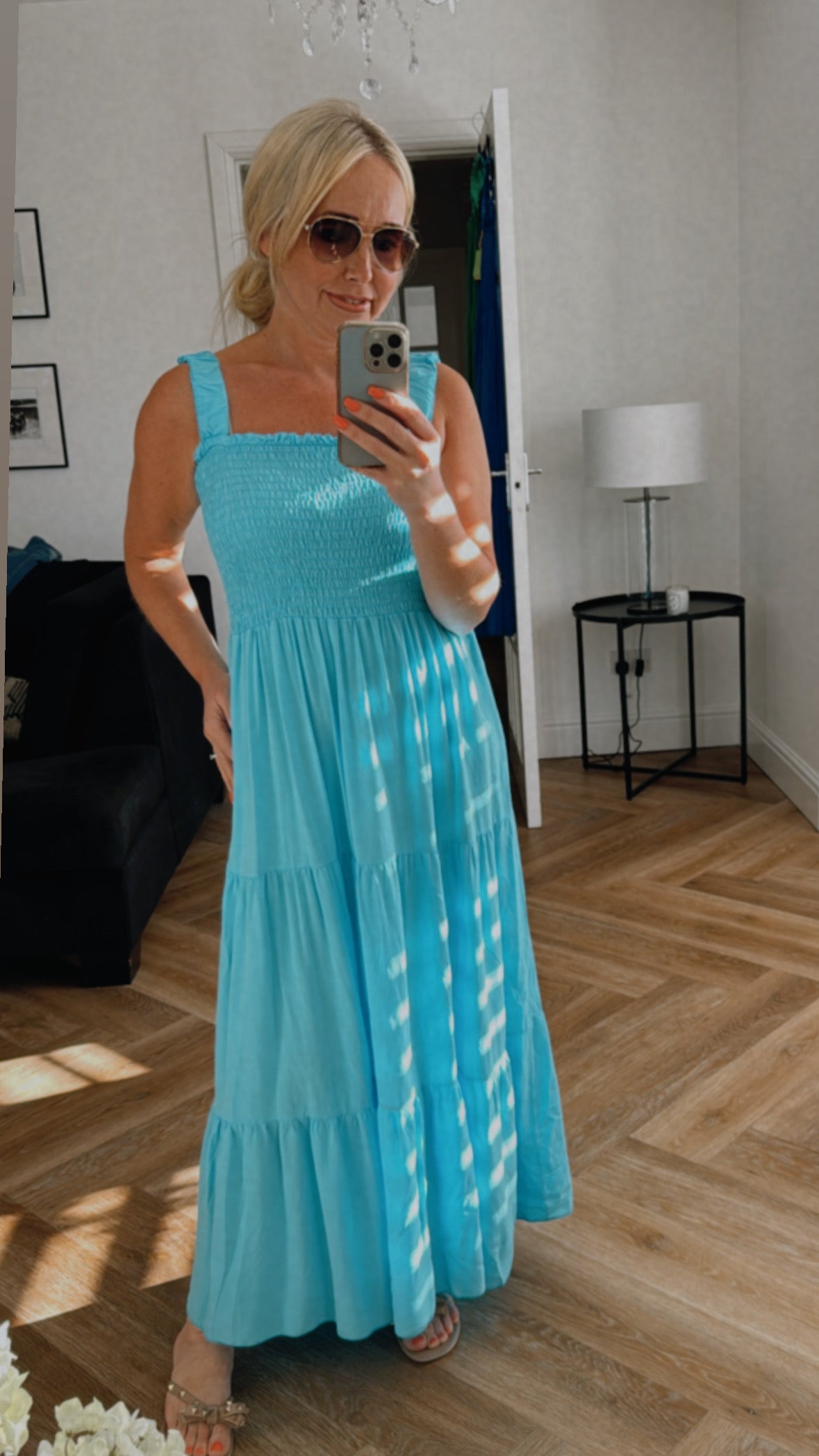 Florence Dress | Turquoise