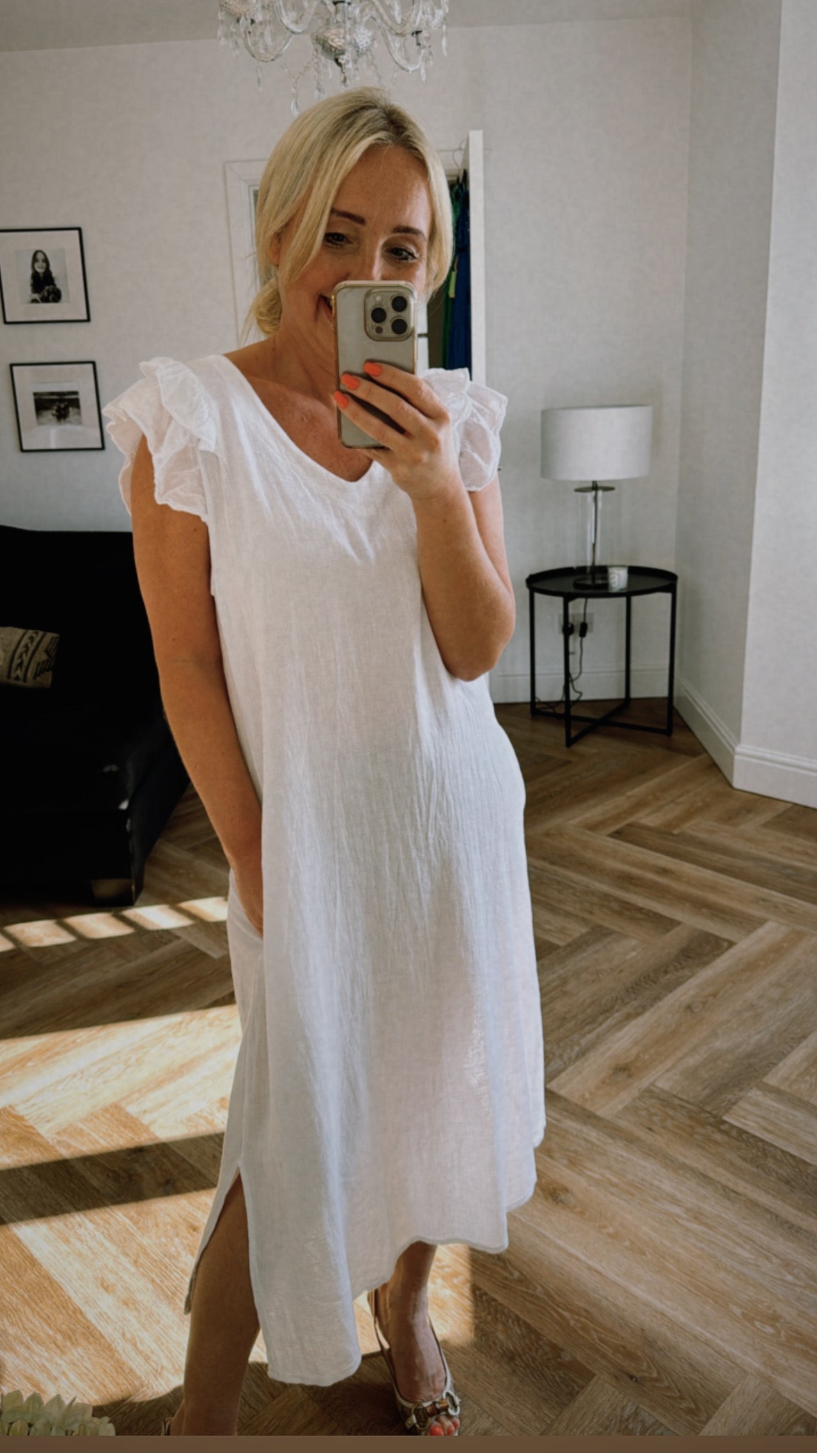 Rosa Dress | White