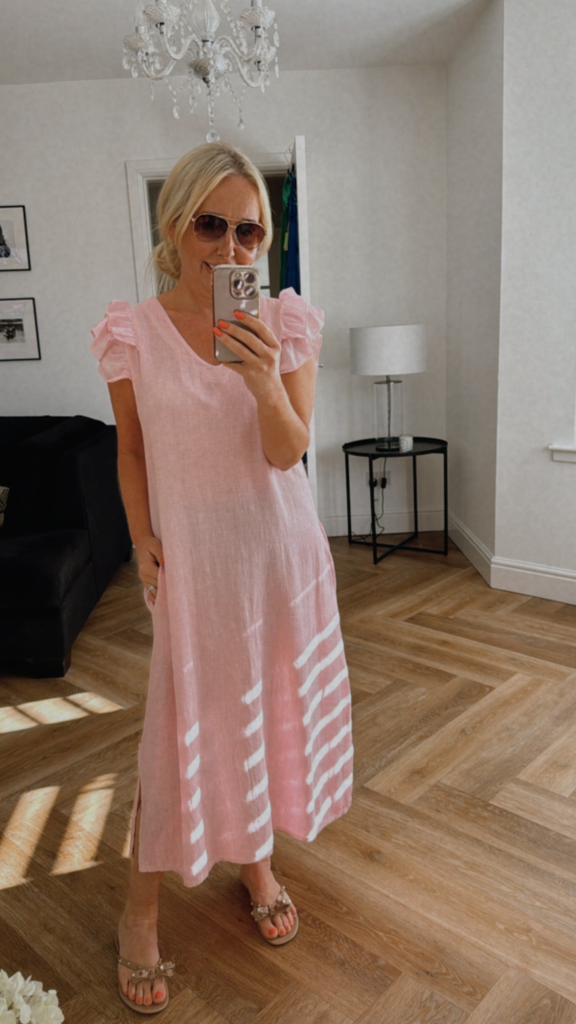 Rosa Dress | Baby Pink