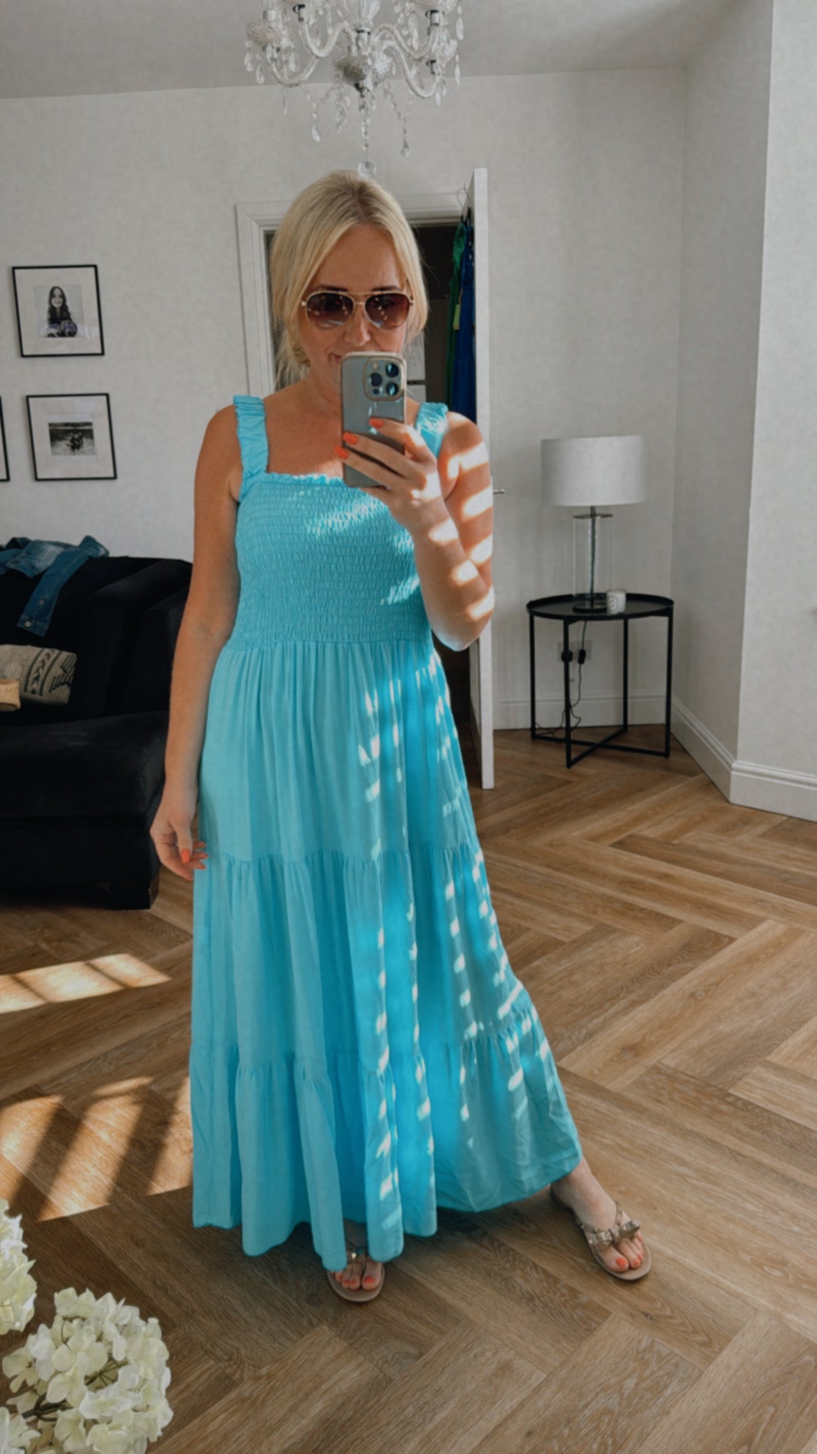 Florence Dress | Turquoise