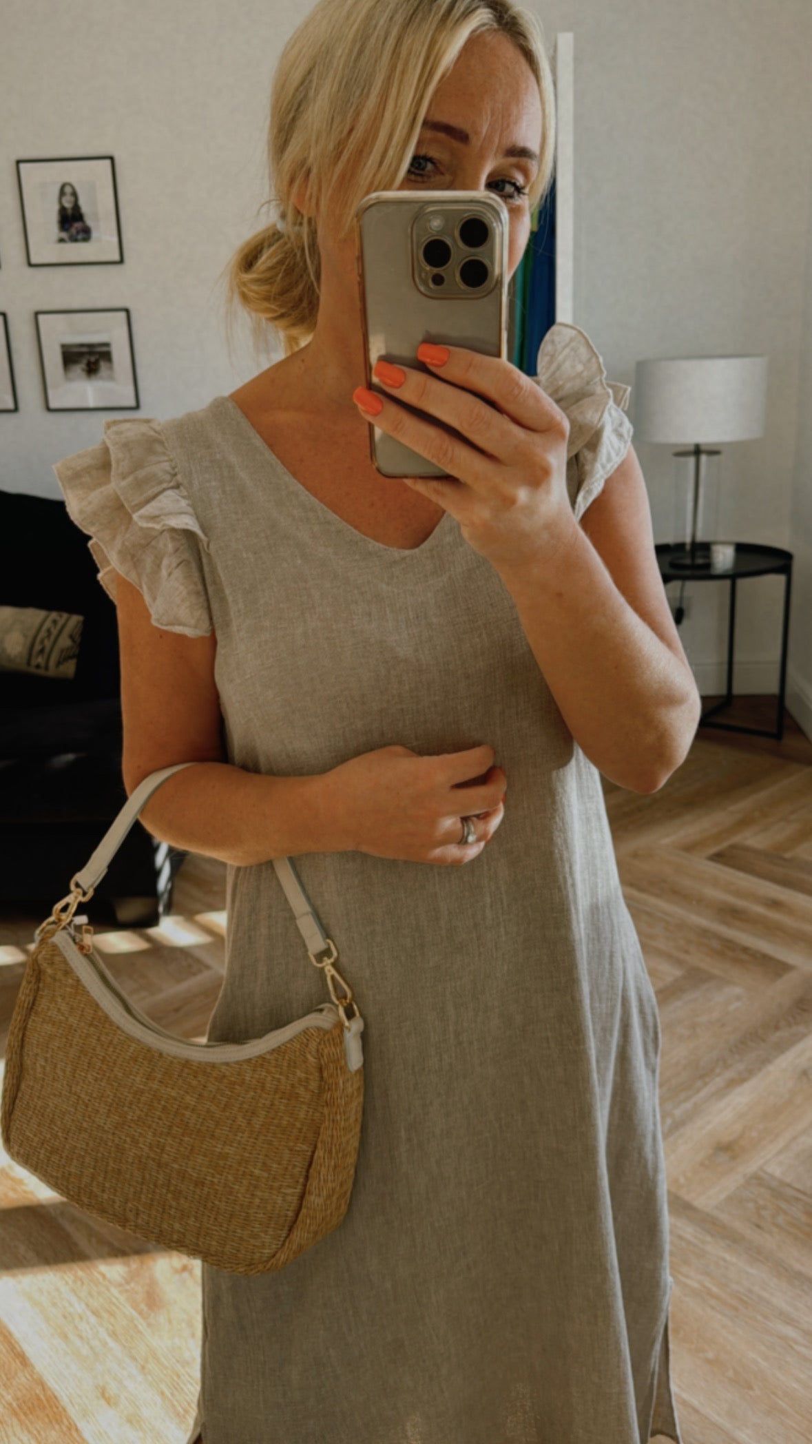 Rosa Dress | Beige