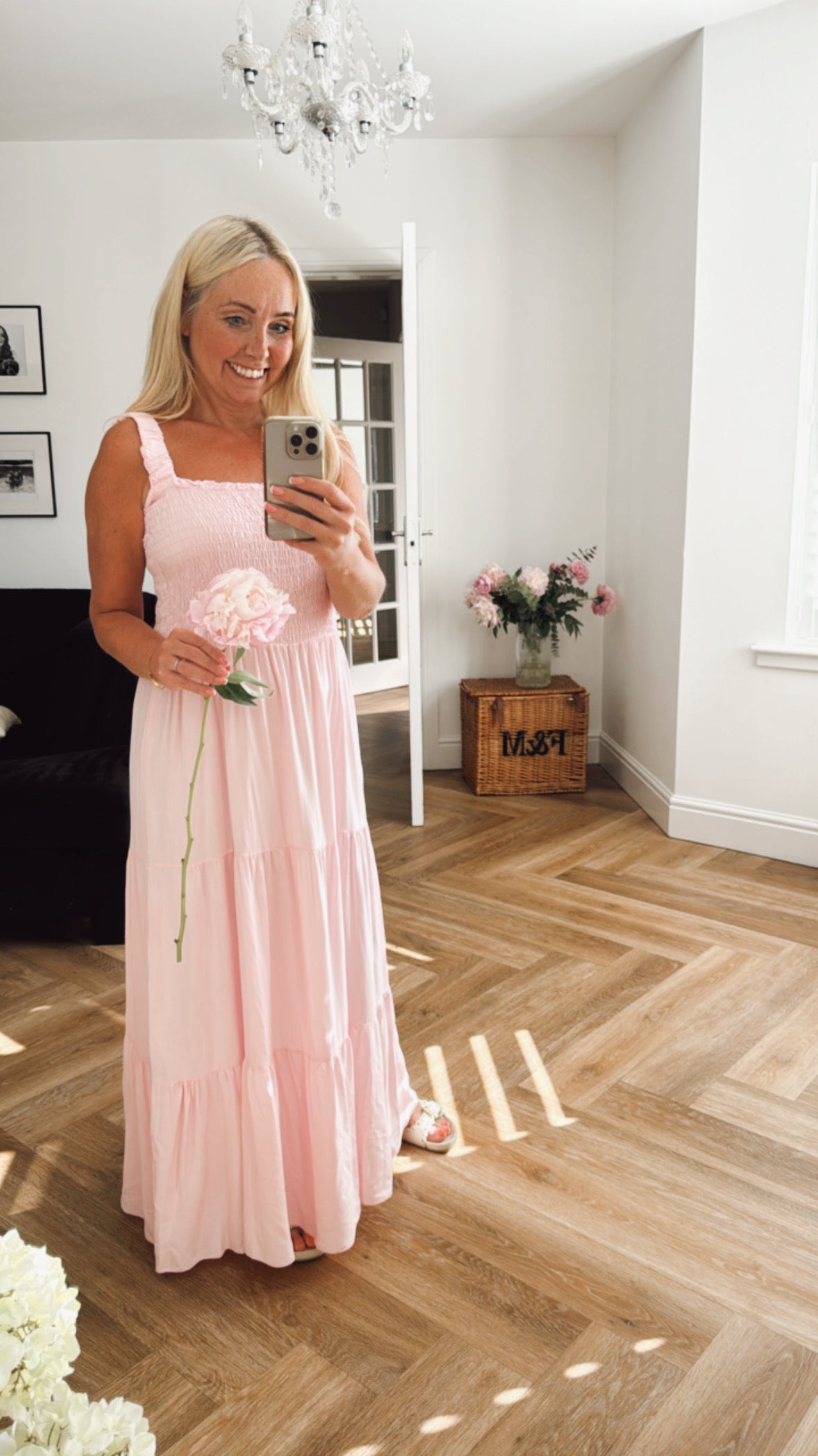 Florence Dress | Baby Pink
