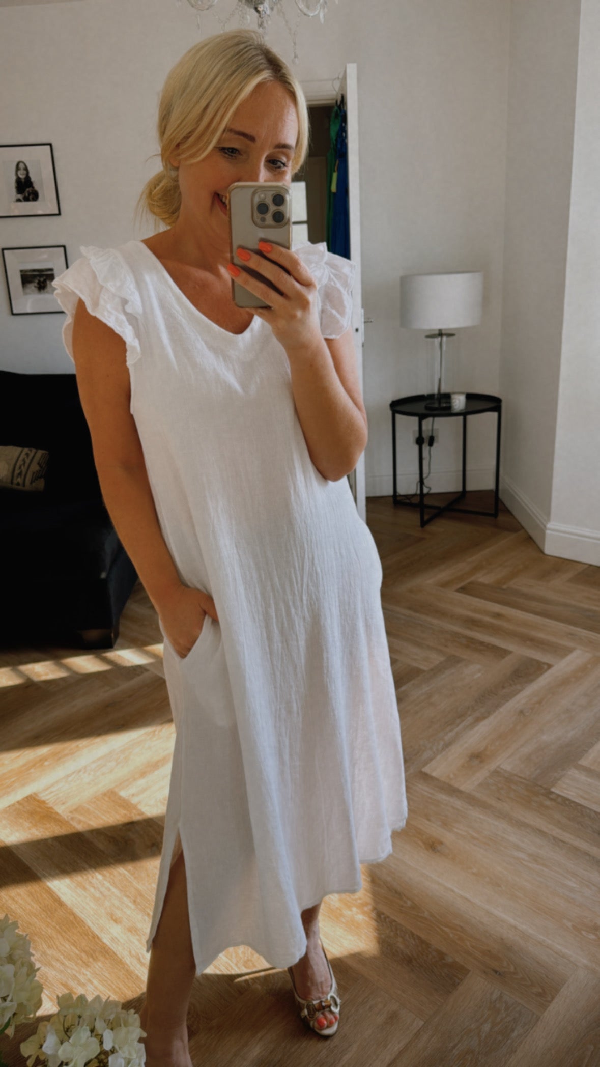 Rosa Dress | White