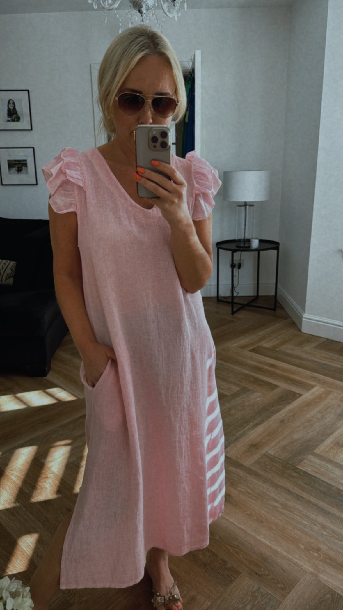 Rosa Dress | Baby Pink