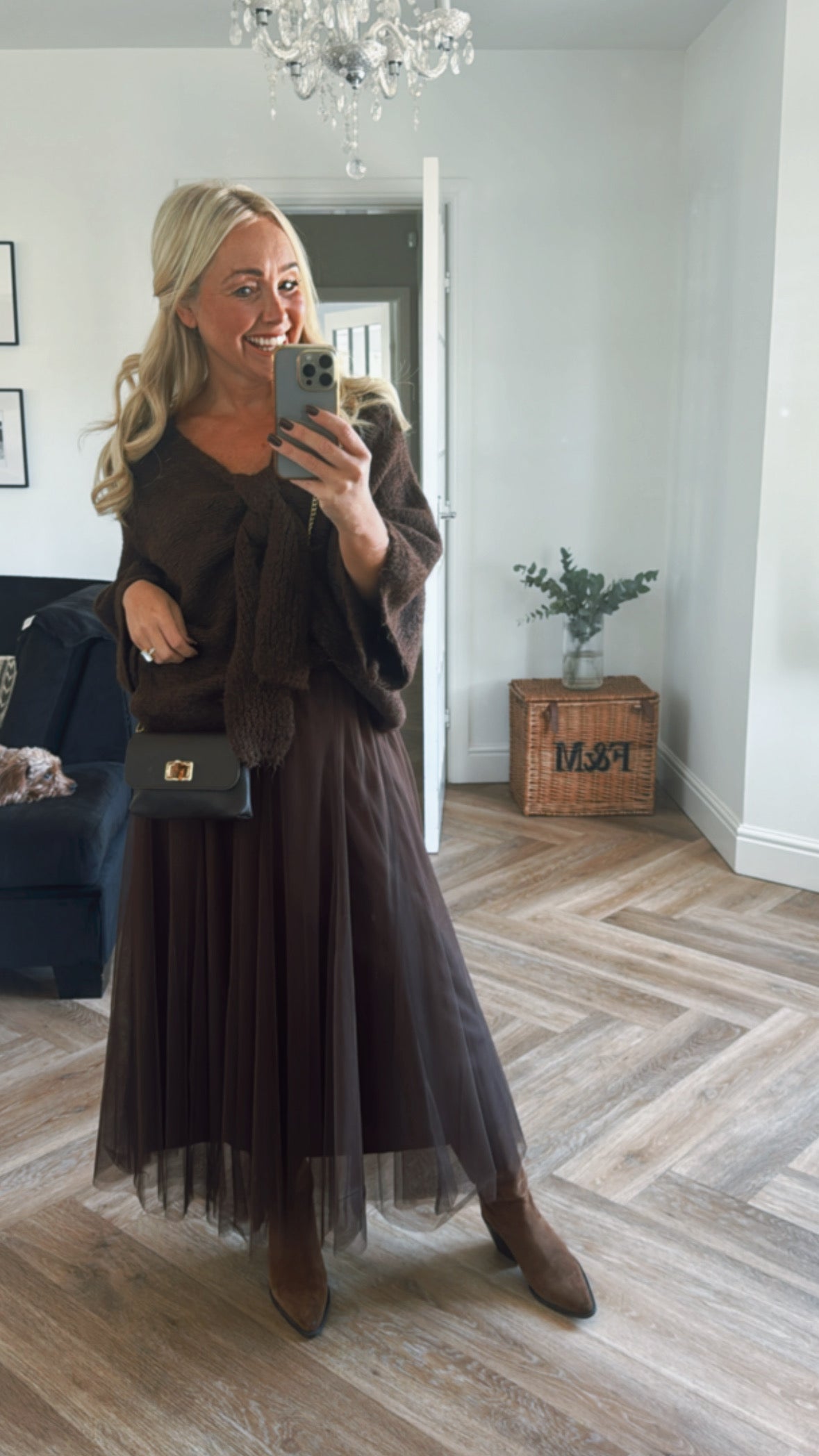 Jenny Bow Jumper | Chocolate