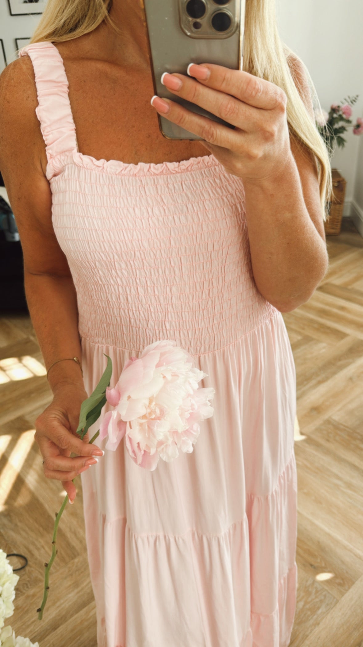 Florence Dress | Baby Pink