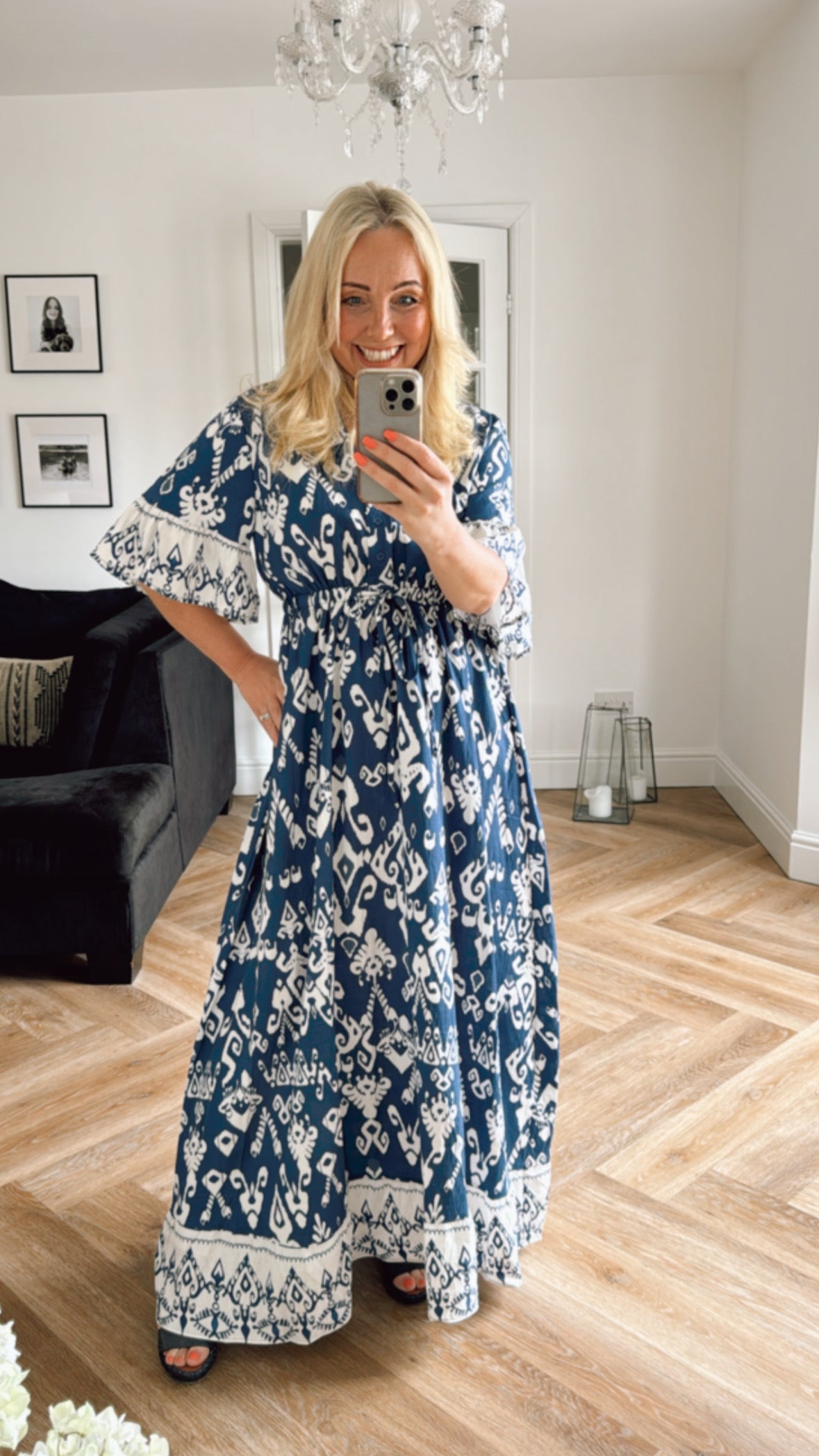 India Maxi Dress | Navy