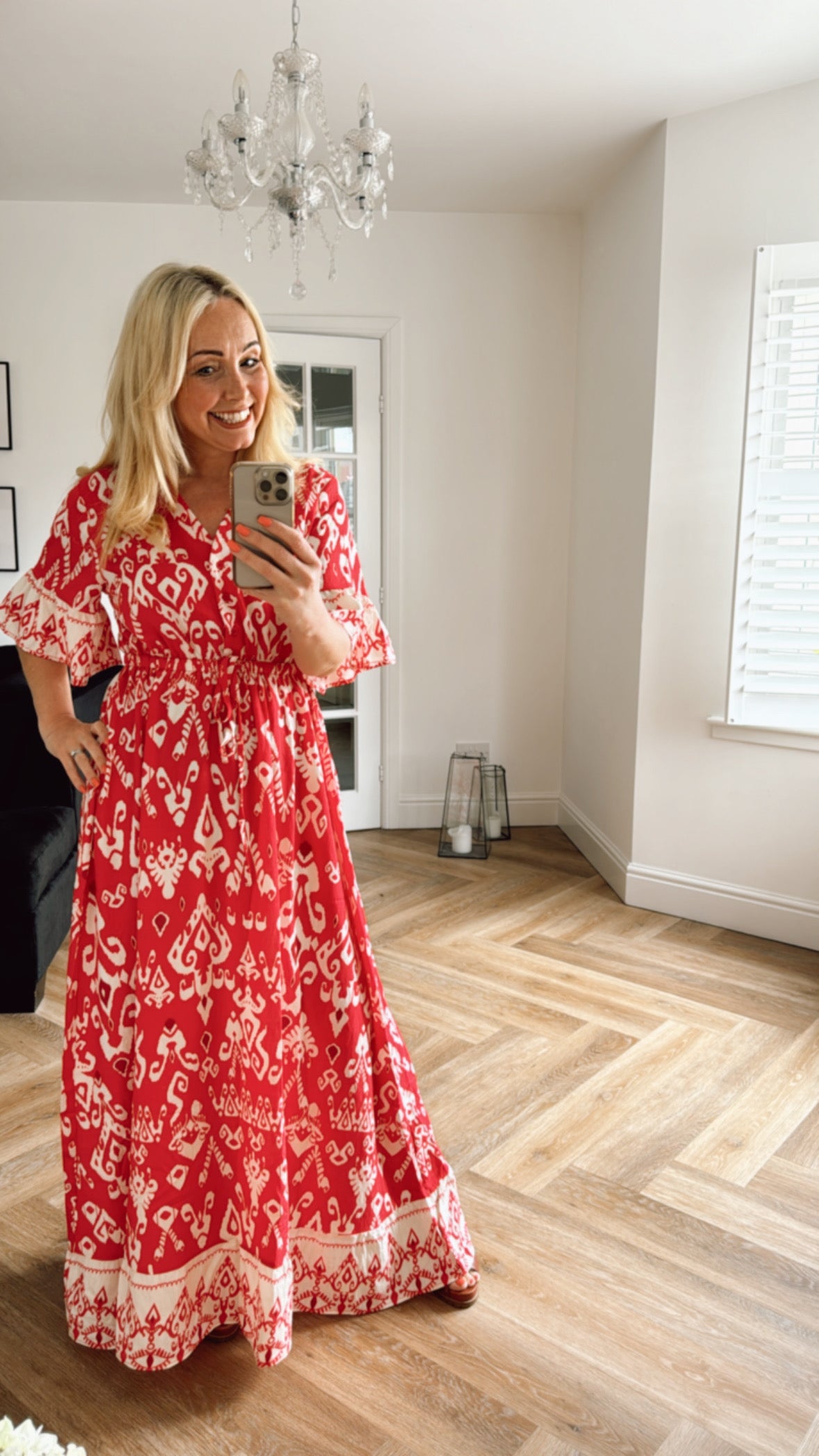 India Maxi Dress | Red