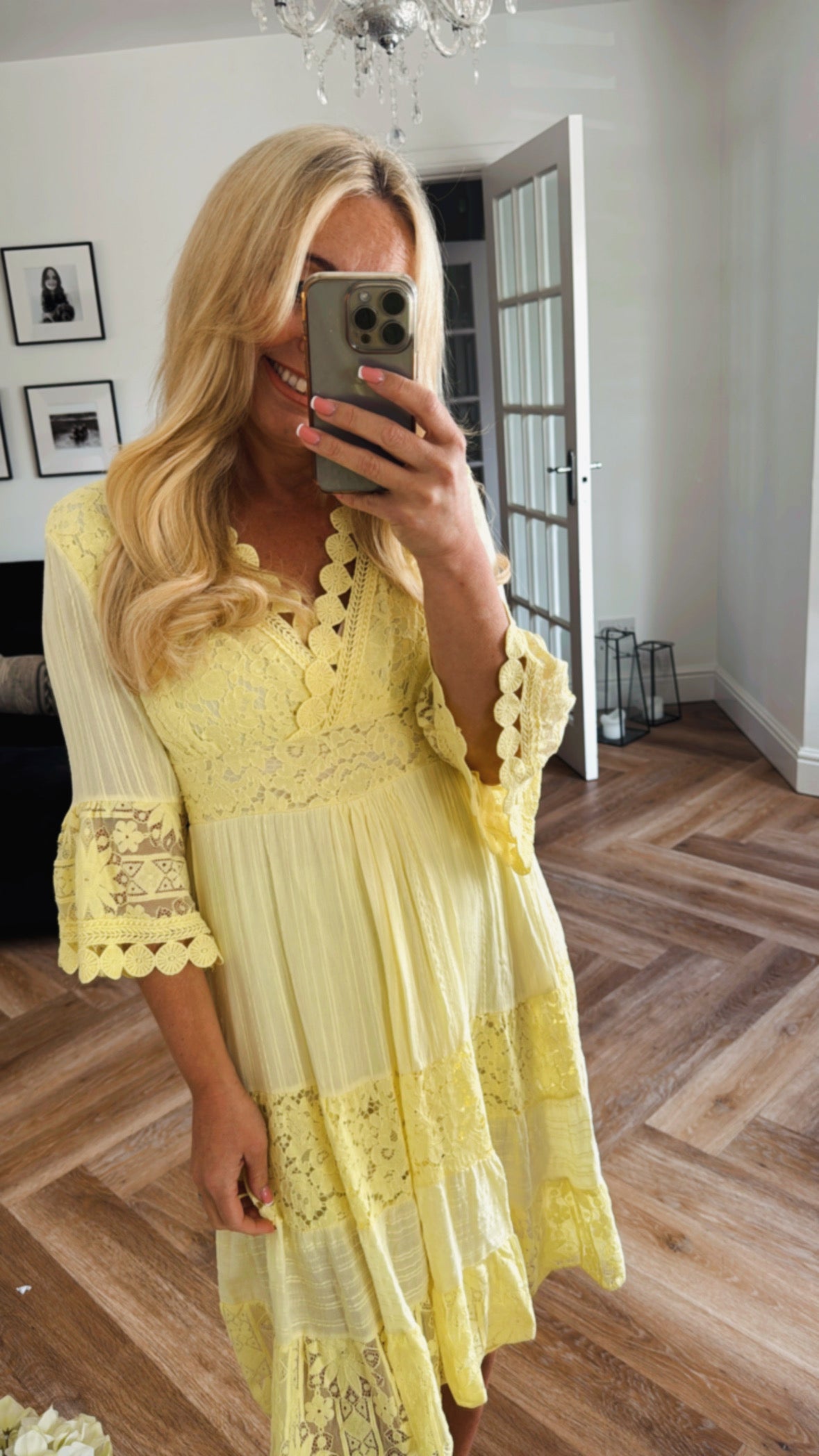 Grace Dress Short | Yellow