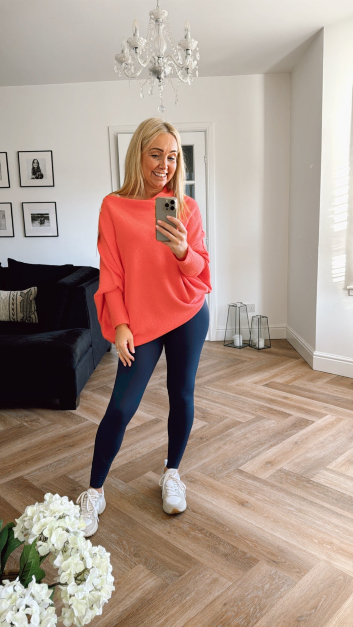 High Waisted Energy Leggings | Navy