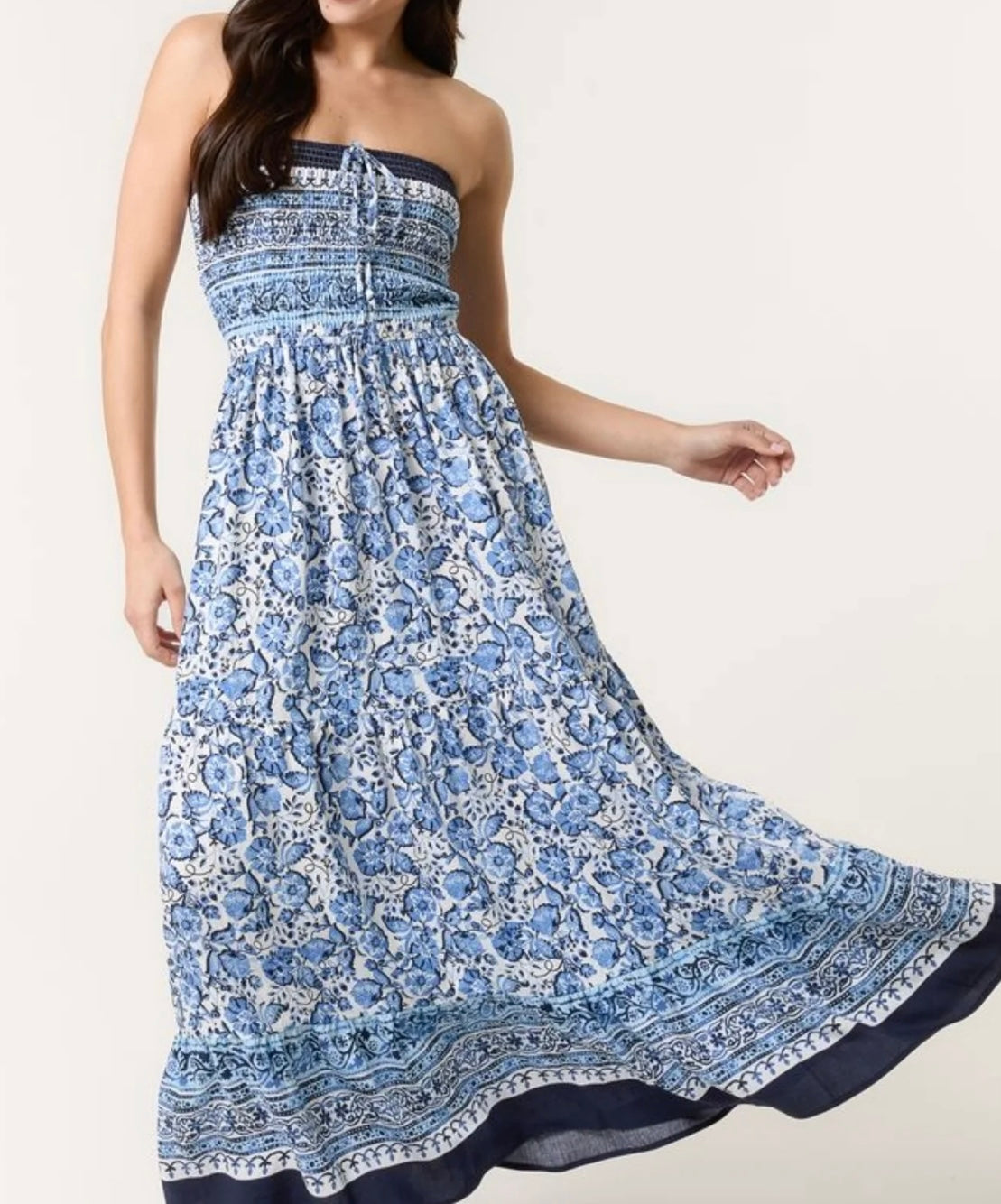 Palermo Bandeau Dress | Blue