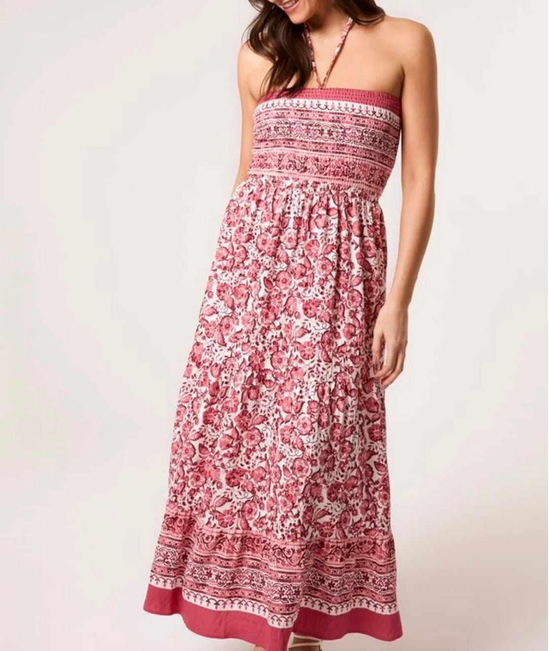 Palermo Bandeau Dress | Pink