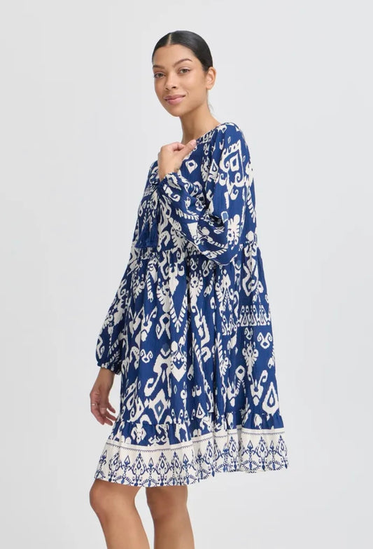 India Dress | Navy