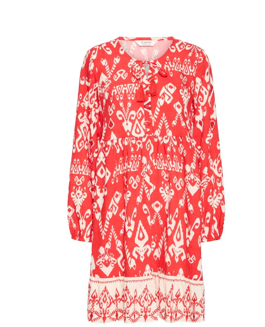 India Dress | Red