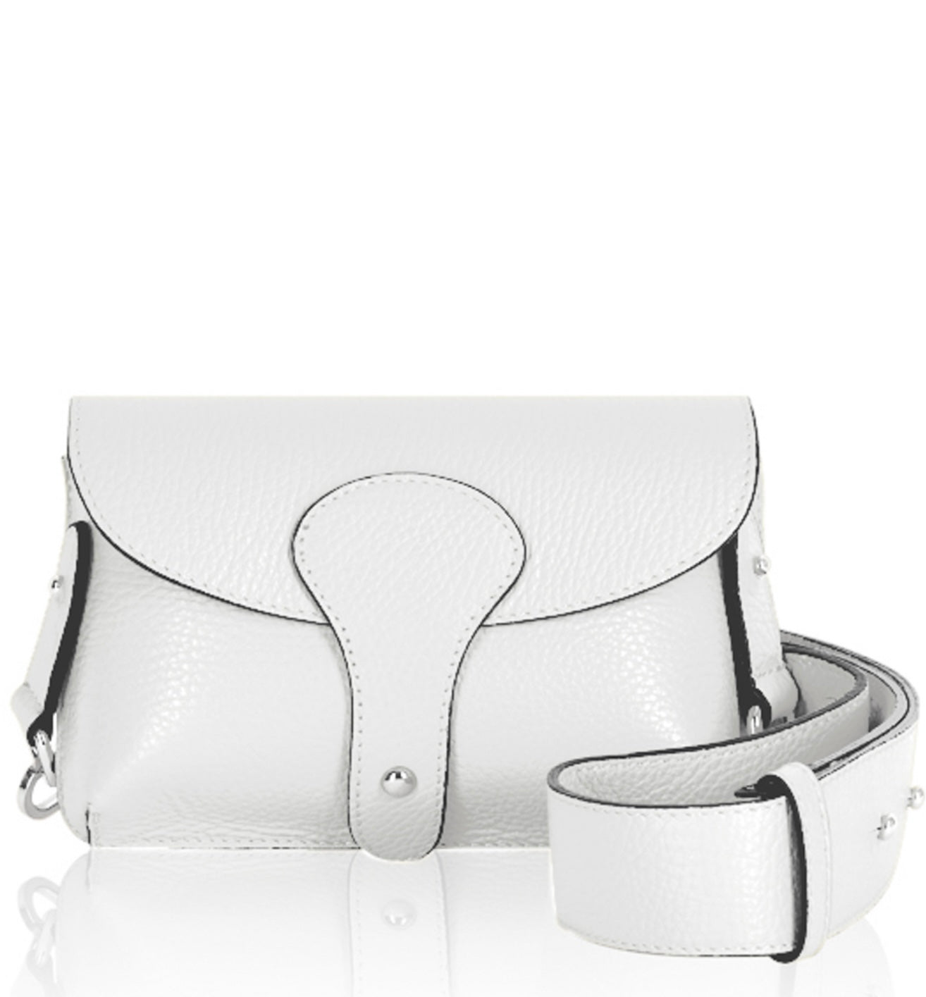 Agnes Medium Bag | White