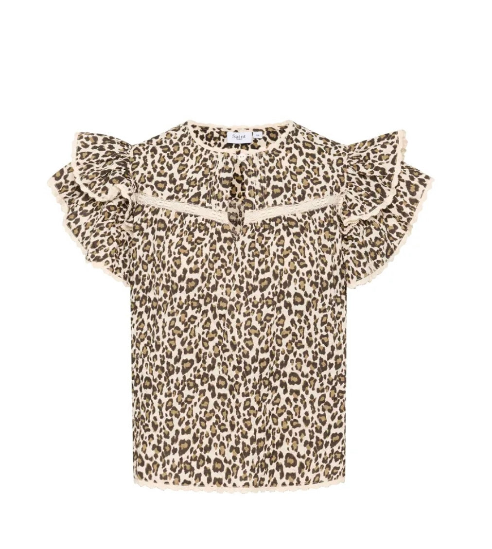 Kitty Top | Cream Leopard