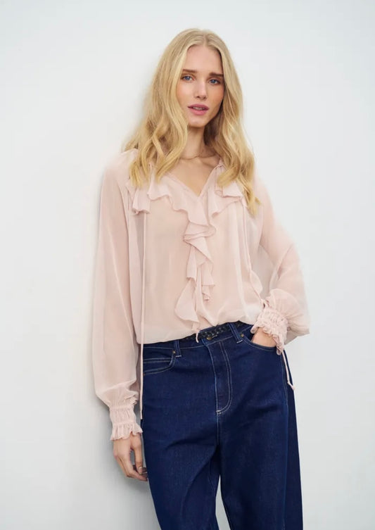 Chloe Blouse | Blush
