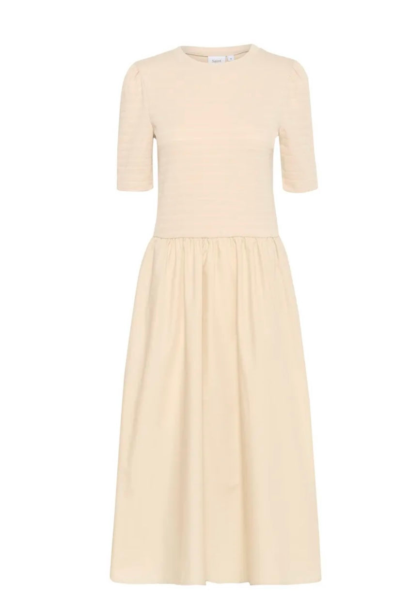 Rhona Dress | Beige