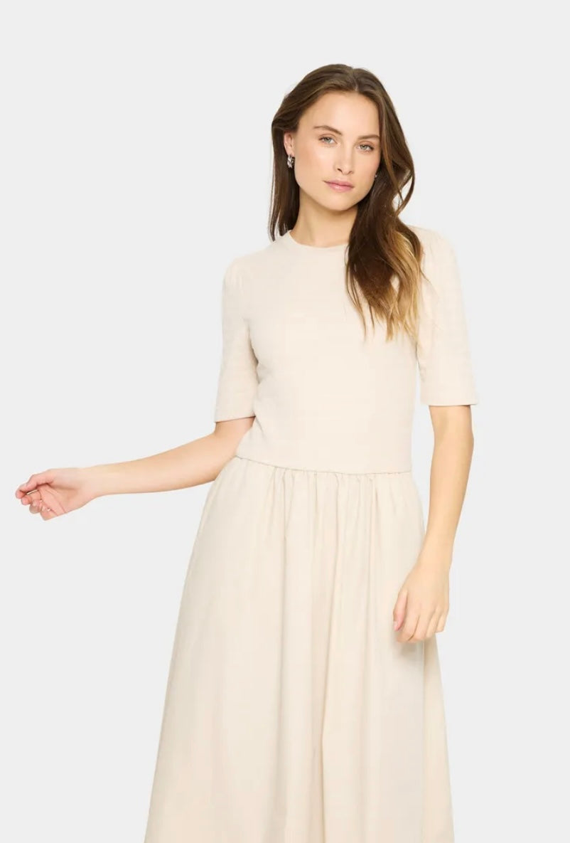 Rhona Dress | Beige