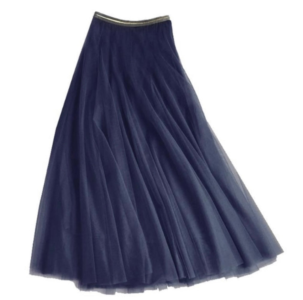 Bradshaw Tulle Skirt | Navy
