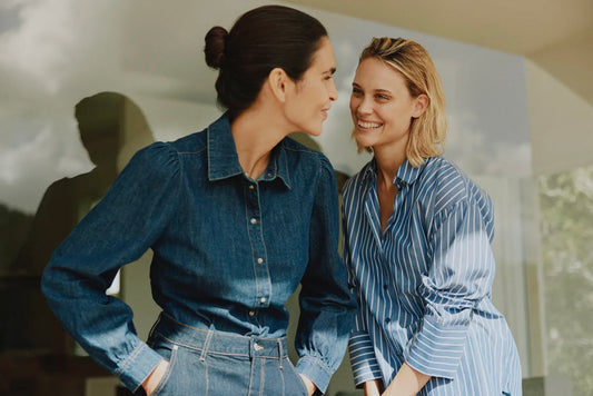 Lola Puff Shoulder Shirt | Denim