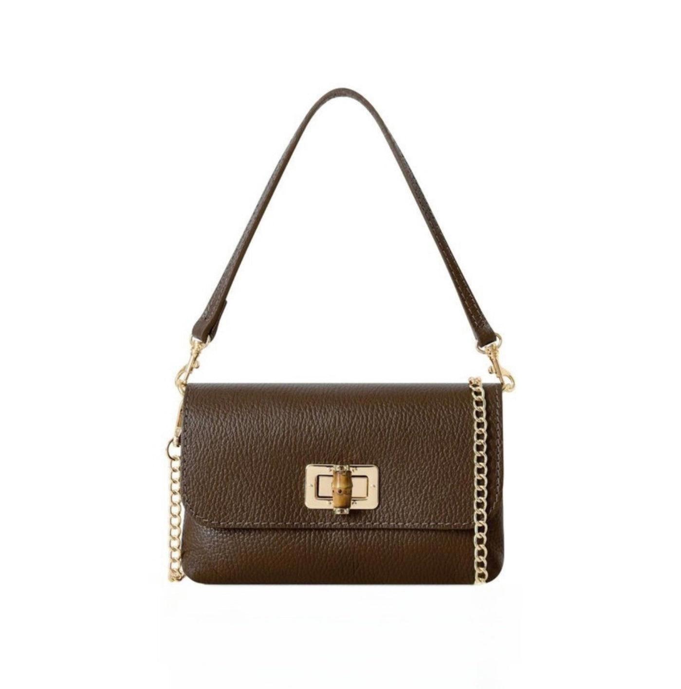 Lou 3-in-1 Leather Bag | Chocolate