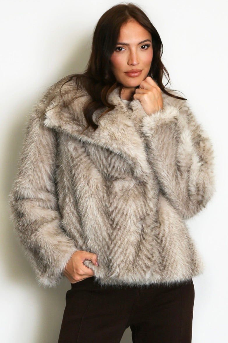 Harriet Faux Fur | Beige