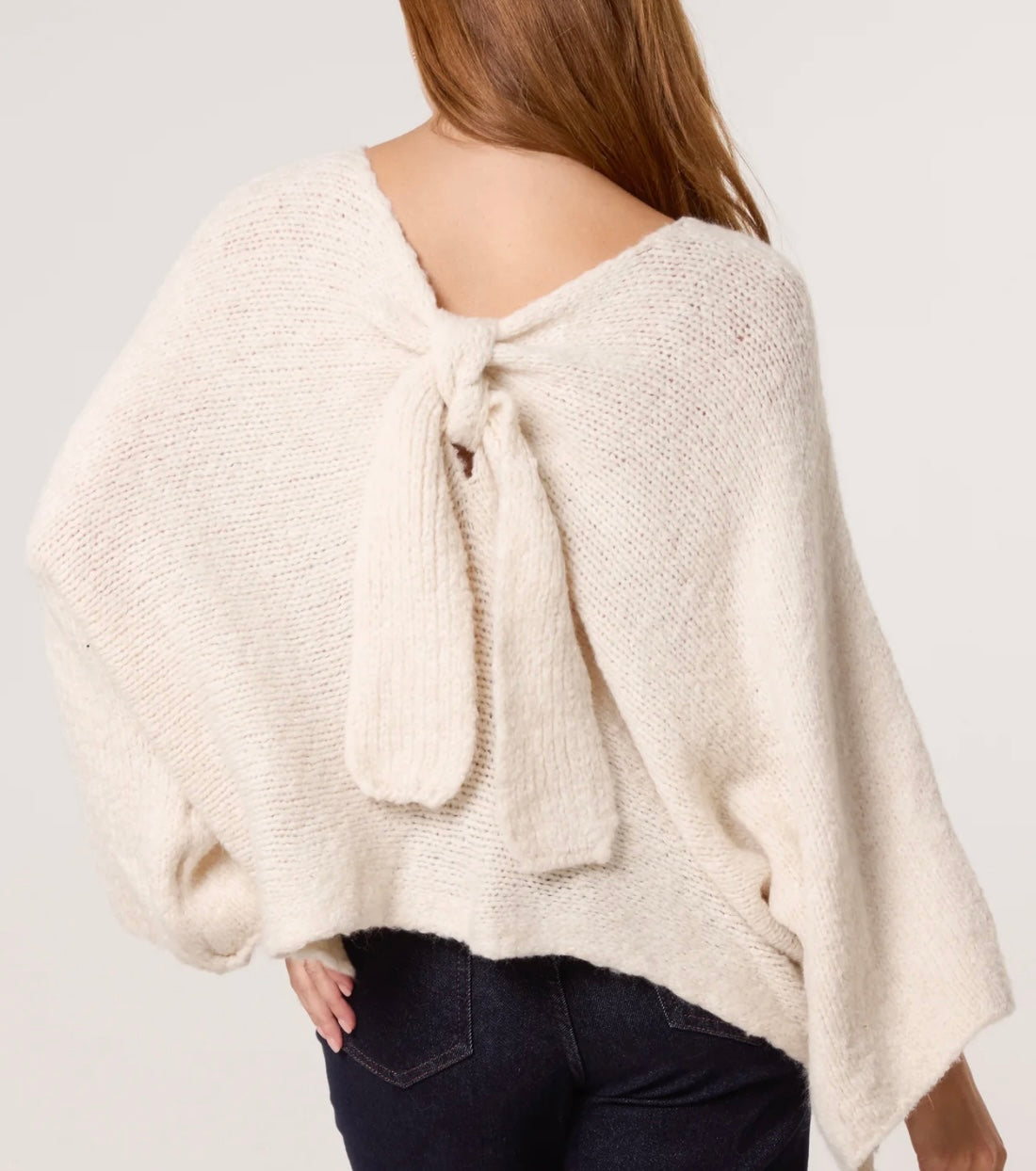 Jenny Bow Jumper | Burgandy