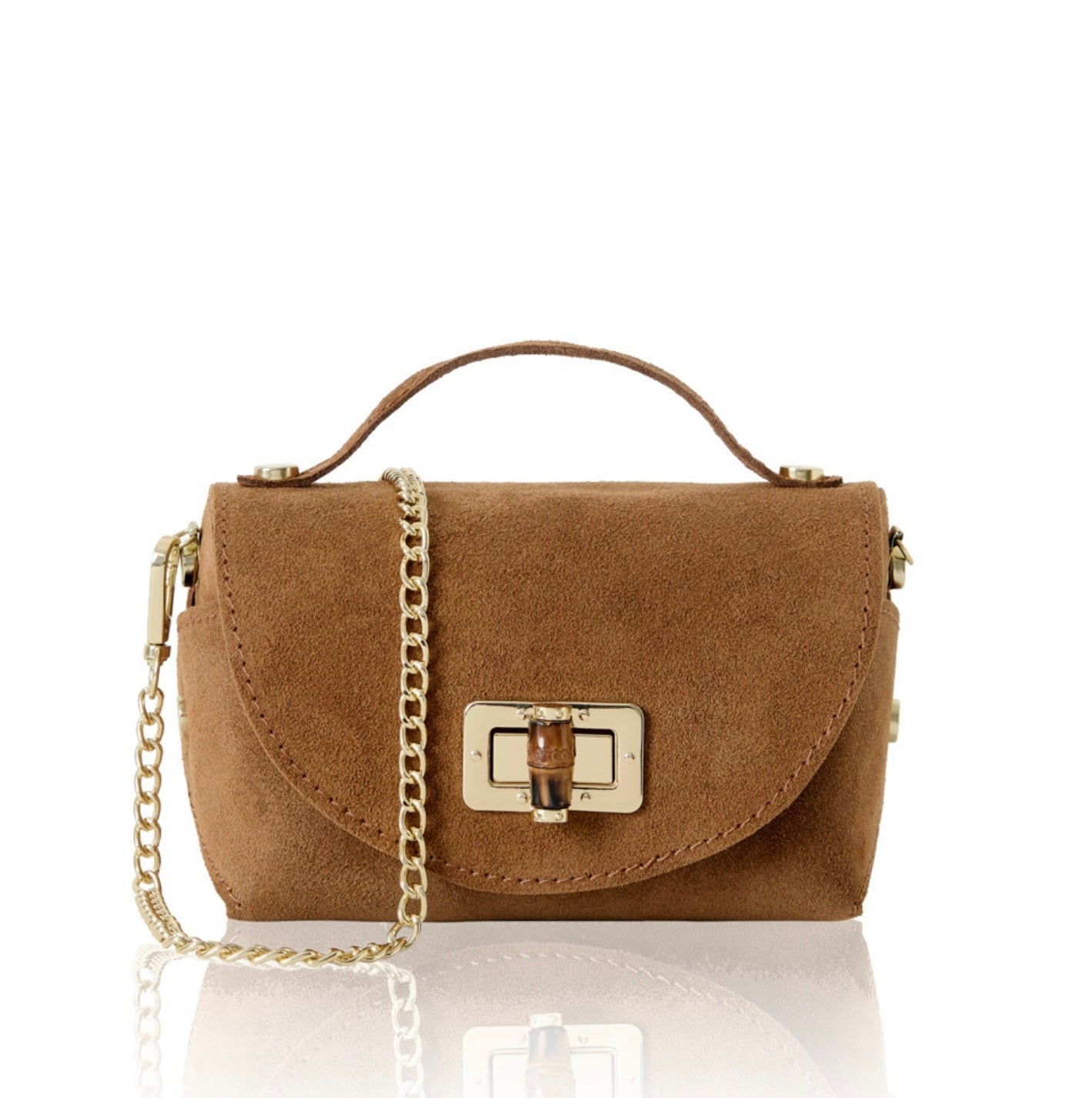 Dixie Suede Bag | Tan