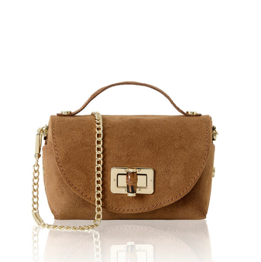 Dixie Suede Bag | Tan