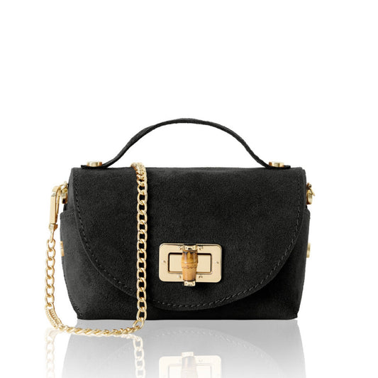 Dixie Suede Bag | Black