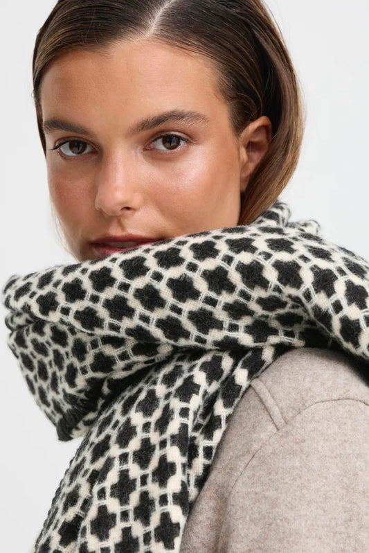 Dot Scarf | Black Mix