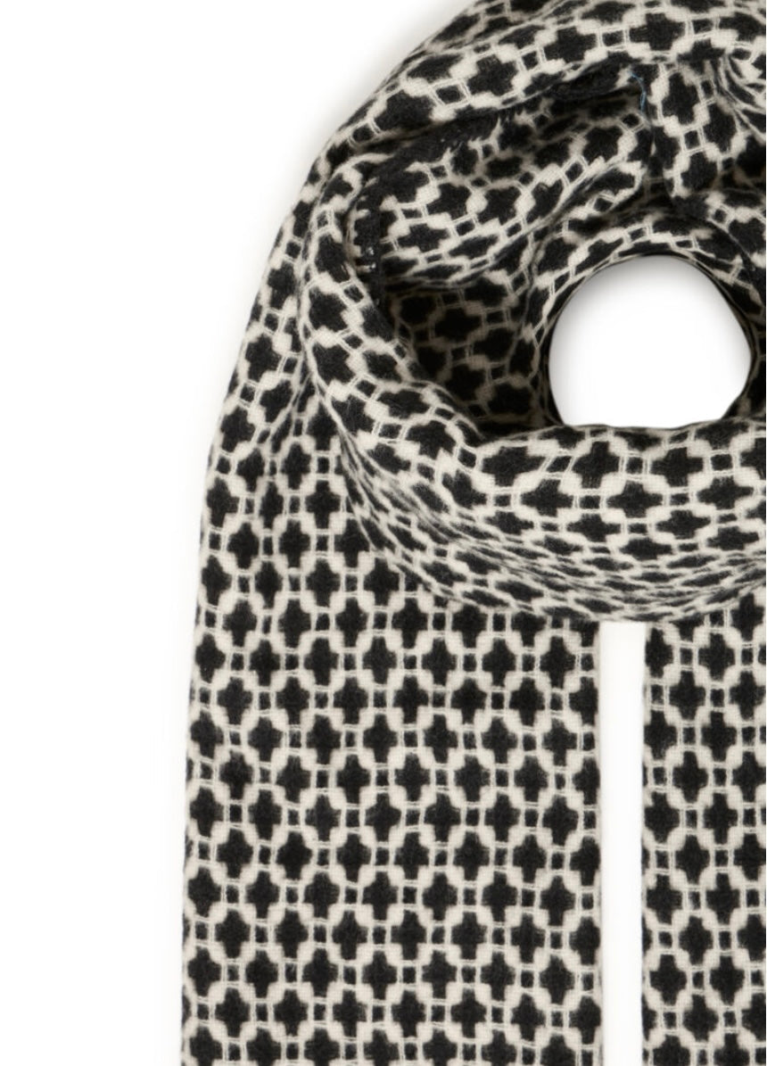 Dot Scarf | Black Mix