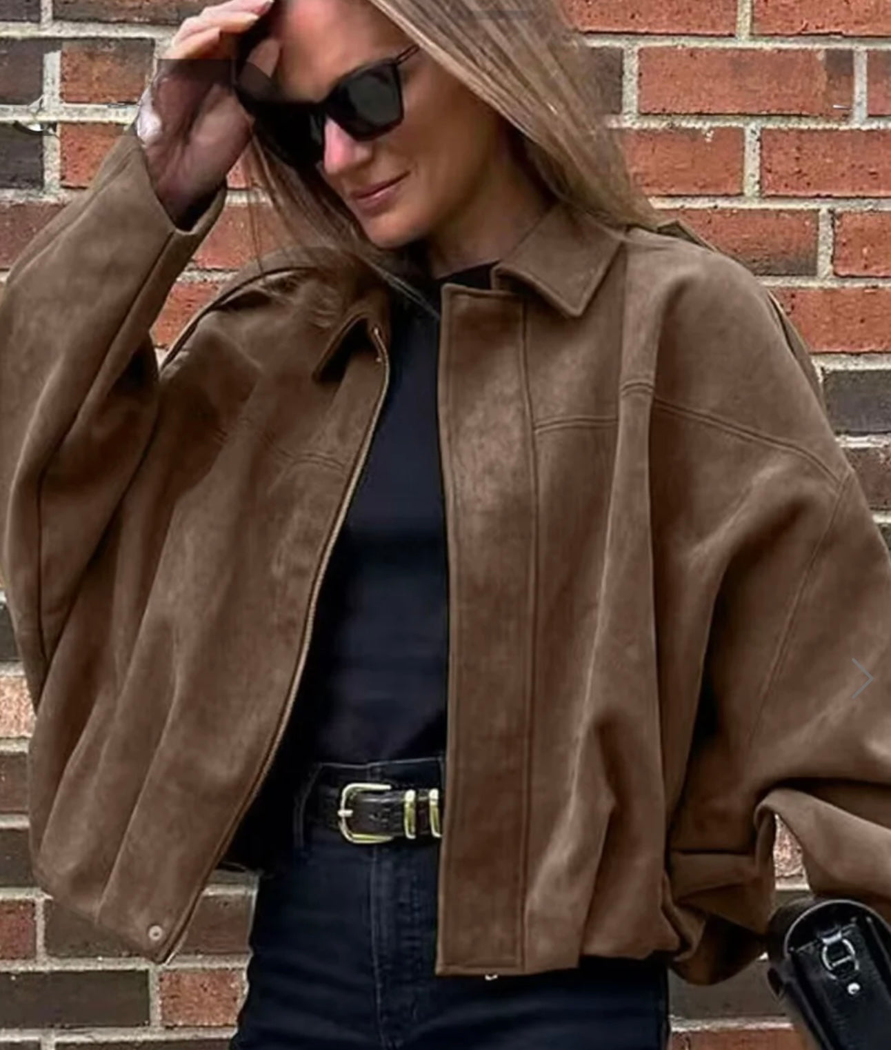 Eva Suede Jacket | Tan