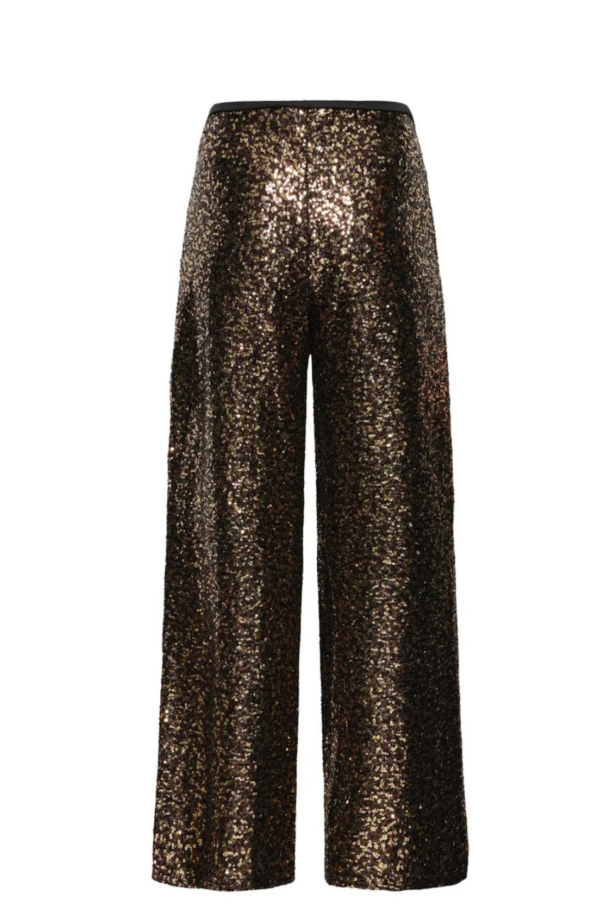 Pamela Sequin Pants | Bronze