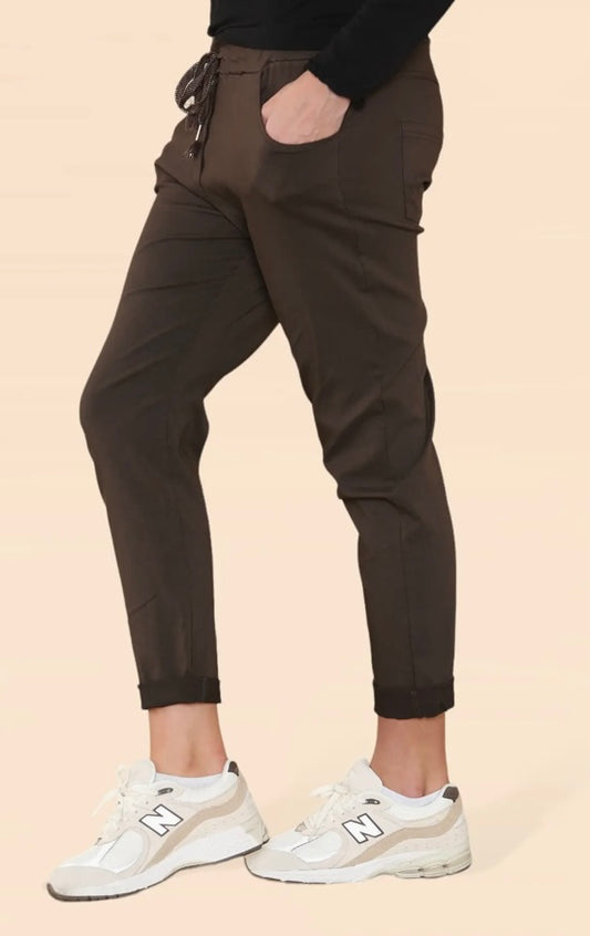 Magic Stretch Trousers | Chocolate
