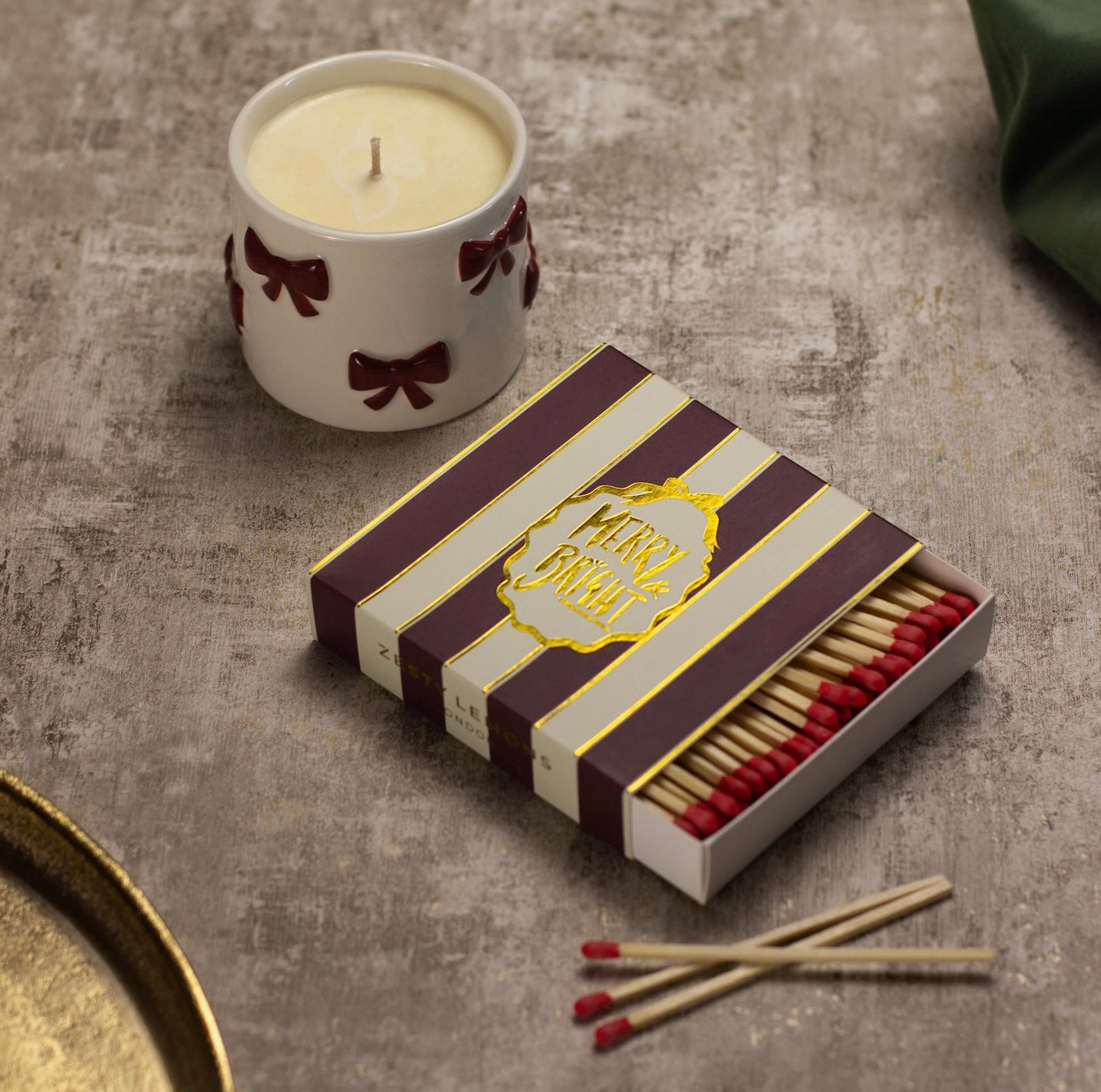 Merry and Bright Christmas Matches