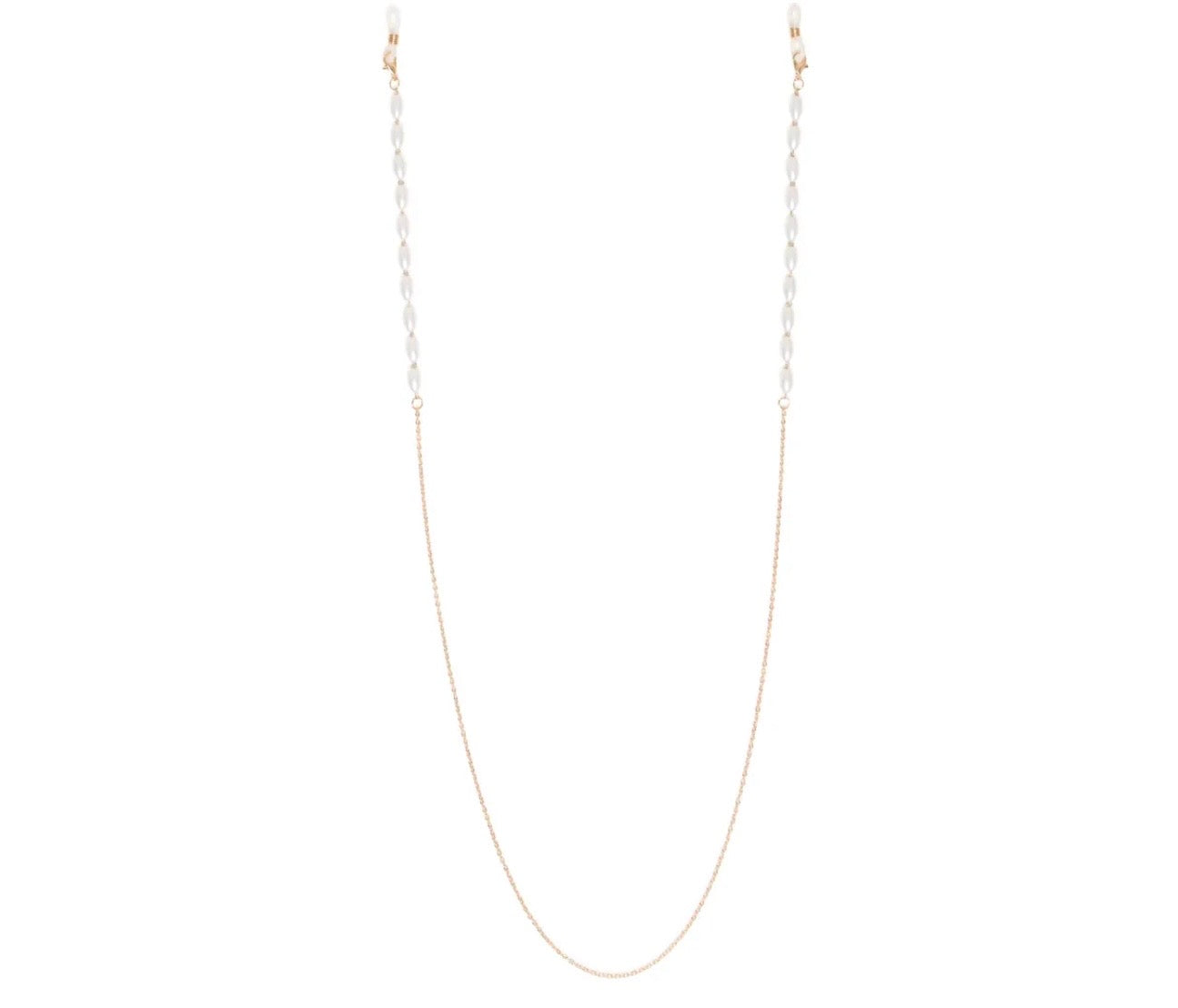 Missie Sunglasses Chain | Gold & Pearl