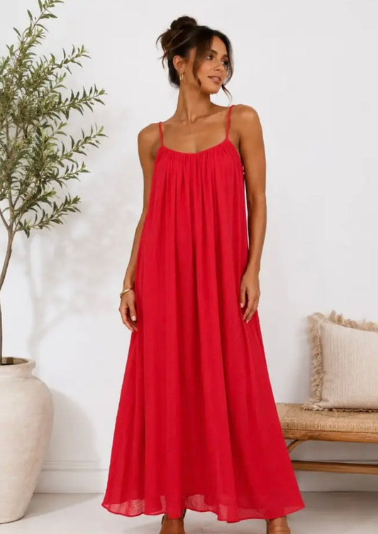 Sol Sundress | Red