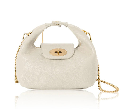 Alexis Leather Bag | Cream