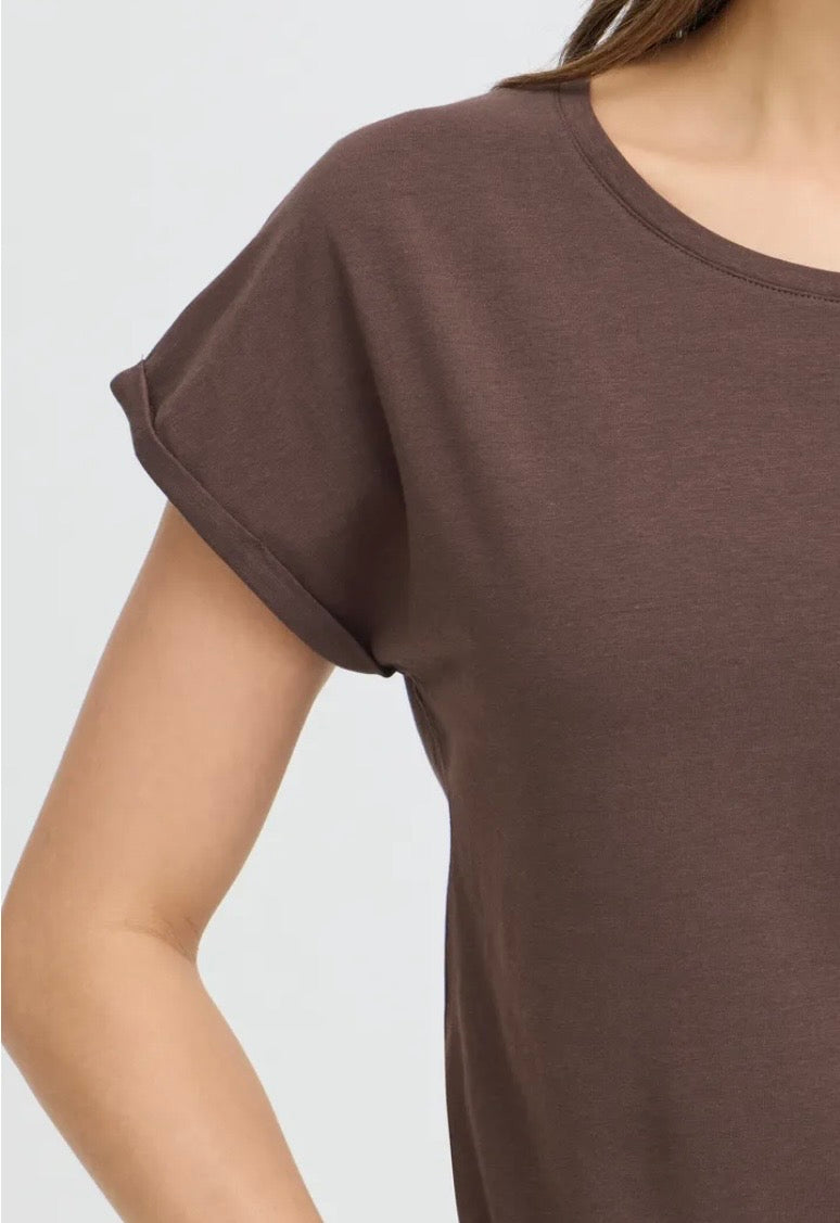 Pamela TShirt | Chocolate Brown