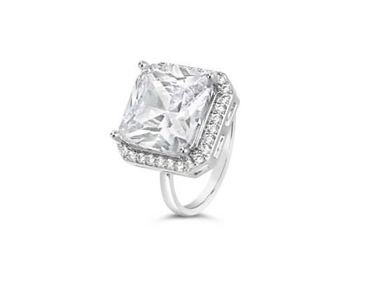 Monica Adjustable Ring | Silver