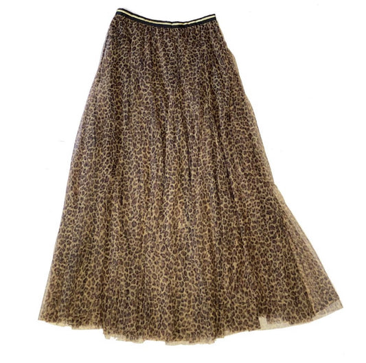 Bradshaw Tulle Skirt | Small Leopard Print