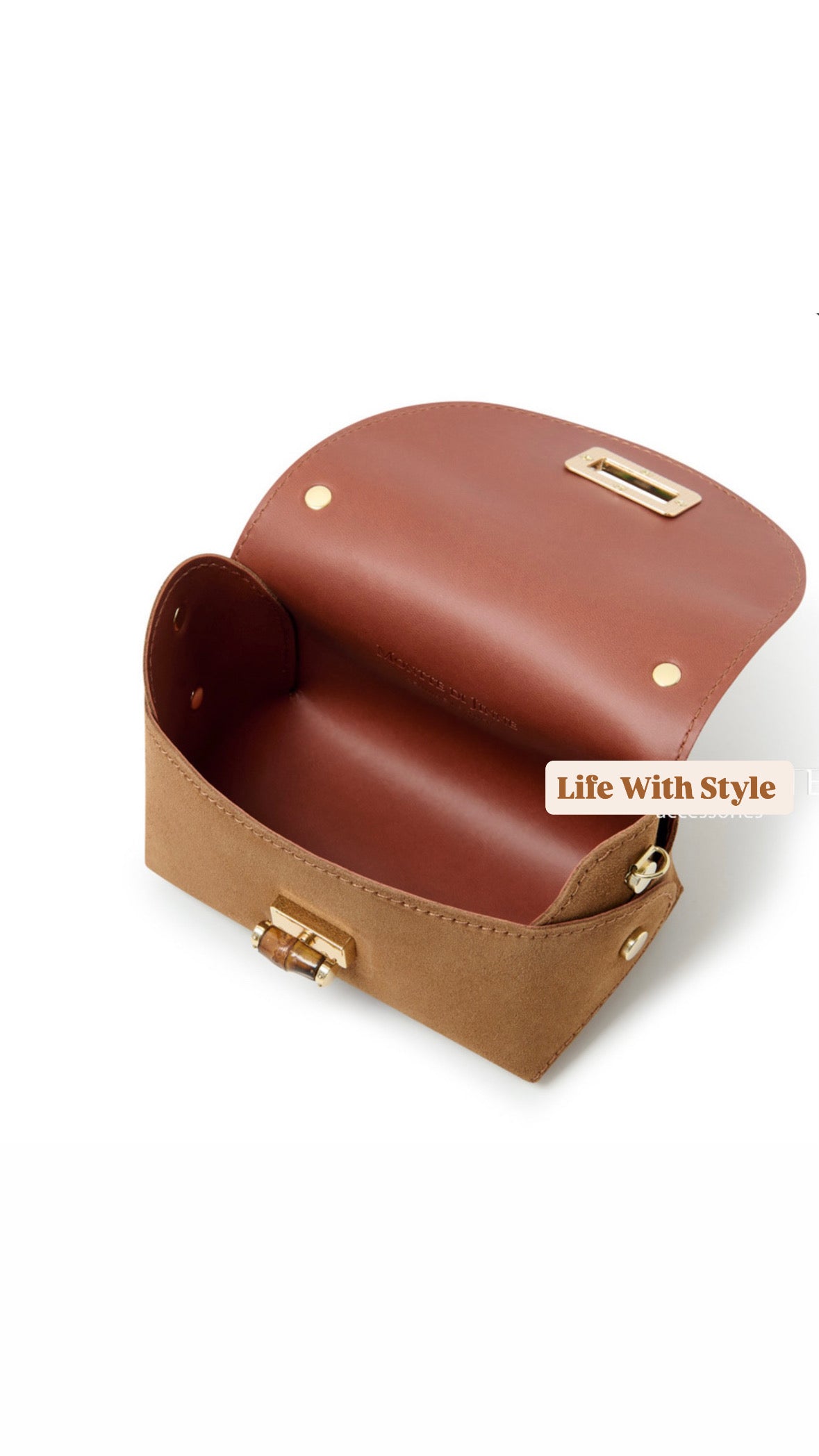 Dixie Suede Bag | Tan