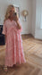Antibes Ruffle Maxi Dress | Pink